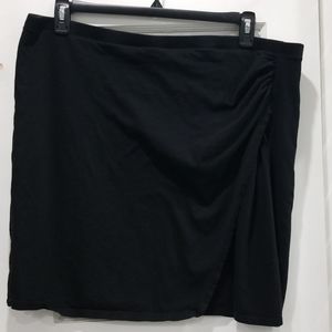 T shirt faux wrap skirt